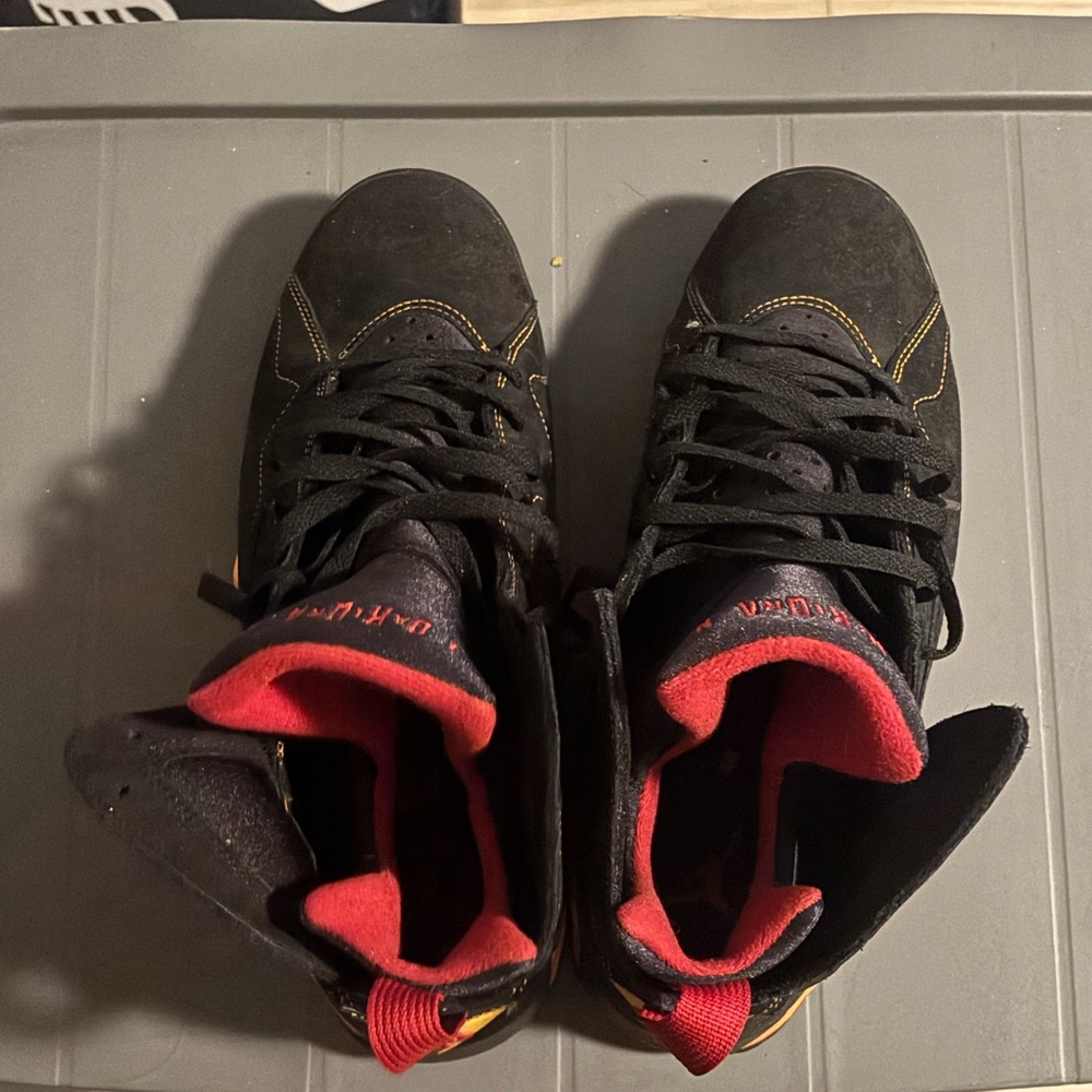 Jordan Black and Red Sneakers
